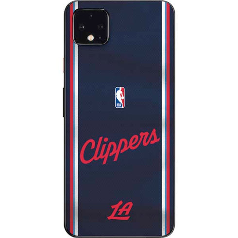 NBA Los Angeles Clippers Distressed Red Google Pixel 4 XL Skin